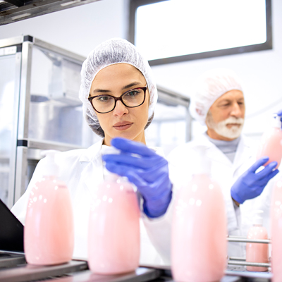 Students studying health compliance